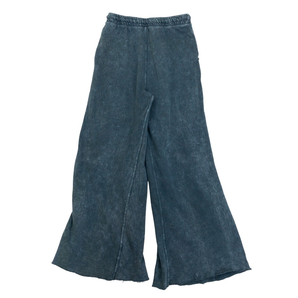 Three Bird Nest Relaxing Robin Wide Leg Pants Womens Medium Blue Mineral Wash